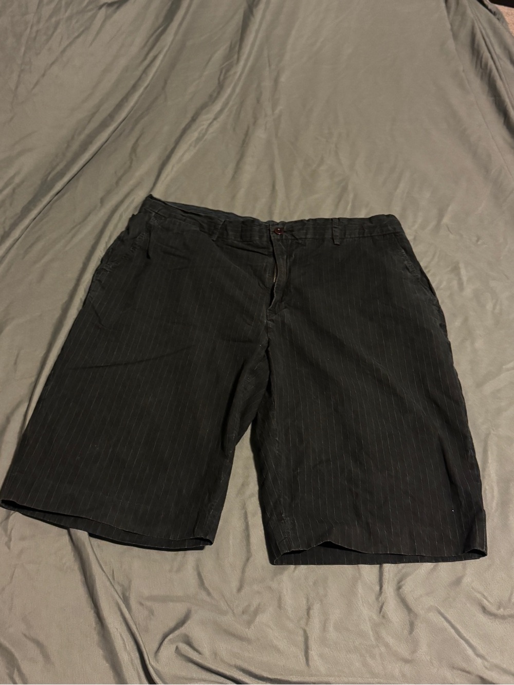 Polo by Ralph Lauren Mens  Black Pinstripe Pants with White Trim Size 36